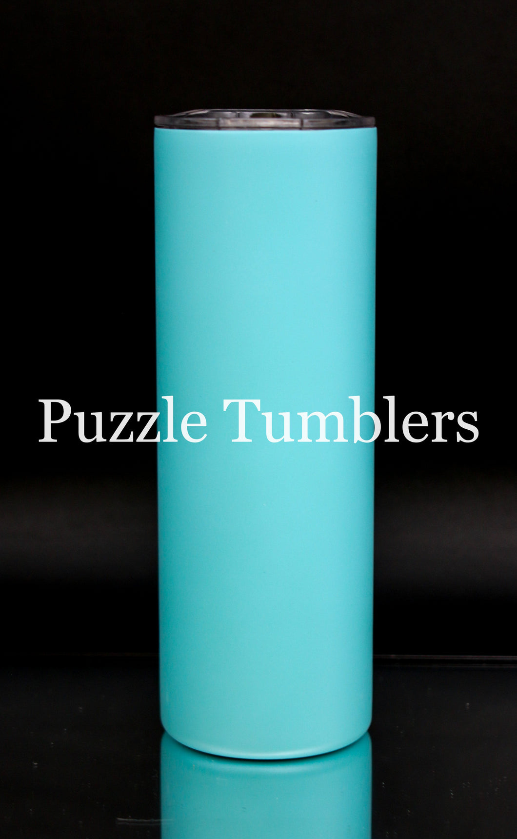 20OZ SKINNY SUBLIMATION - TEAL MATTE GLOW-IN-THE-DARK