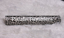 Load image into Gallery viewer, BLACK AND SILVER LEOPARD TEXTURED AND GLITTERED VINYL 12&quot; x 5&#39; ROLL