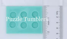 Load image into Gallery viewer, CUSTOM MOLD: Custom Half Inch Mermaid Scale Stud Pallet Earring Mold *May have a 14 Day Shipping Delay (B9)