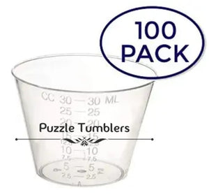 NEW Plastic Measuring Cups - 100 Pack - Medicine Cups