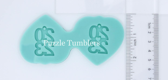 CUSTOM MOLD: 2023 New Years Earring Mold *May have a 14 Day Shipping Delay (P104)