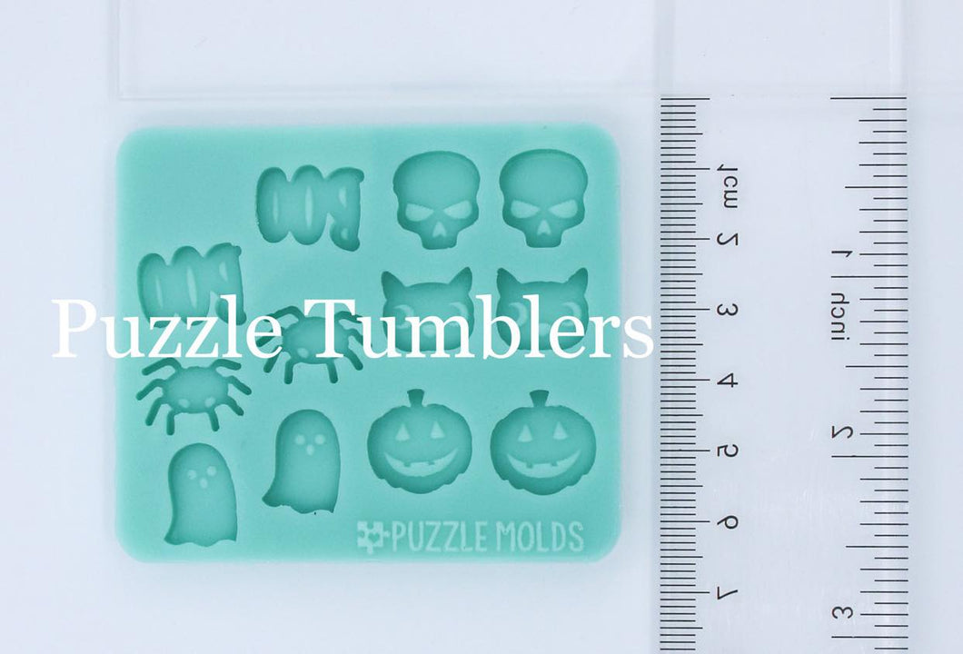 CUSTOM MOLD: HALLOWEEN STUD PALLET MOLD *May have a 14 Day Shipping Delay (P10)