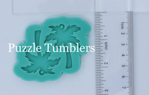 CUSTOM MOLD:  "PALM TREES" Earring Mold *May have a 14 Day Shipping Delay (E253)