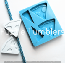 Load image into Gallery viewer, NEW - PIZZA SLICE STRAW TOPPER - NEW MOLD
