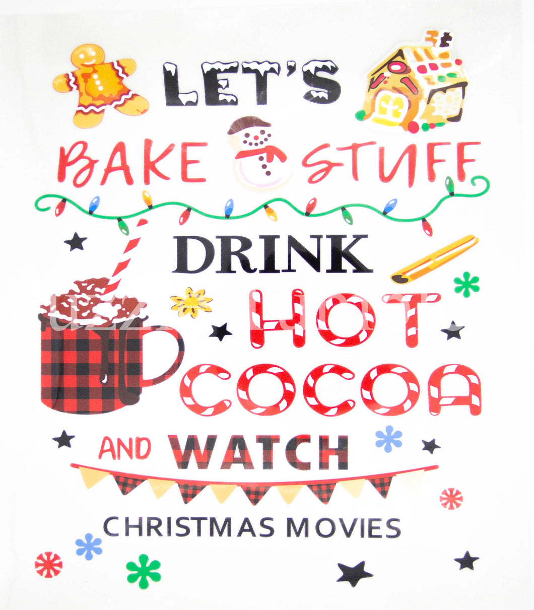 NEW Christmas Movie Watching Blanket T-Shirt Transfer