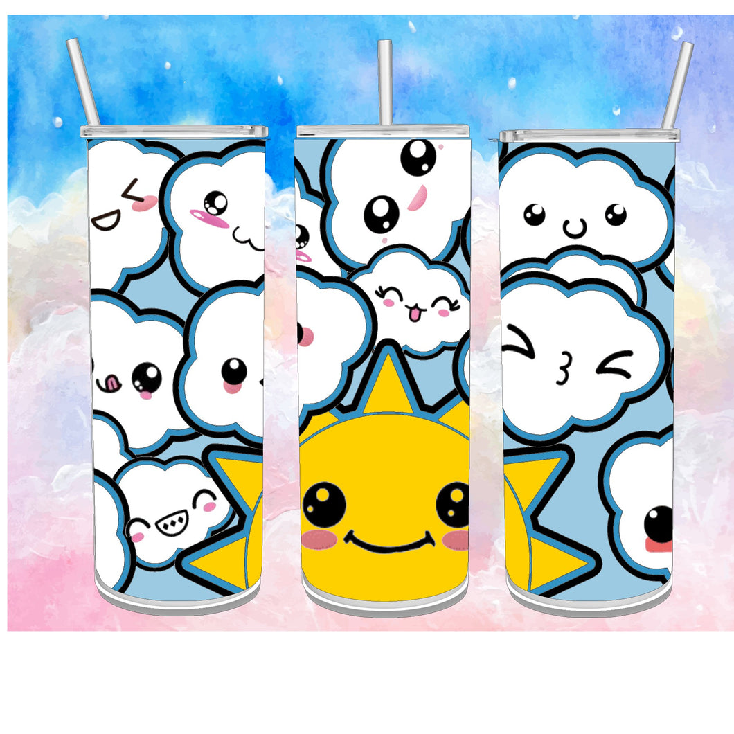 DIGITAL DOWNLOAD - SUN AND CLOUDS SUBLIMATION SVG FILE - DESIGNED BY: JENNIFER SHORT 59