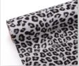 BLACK AND SILVER LEOPARD TEXTURED AND GLITTERED VINYL 12" x 5' ROLL